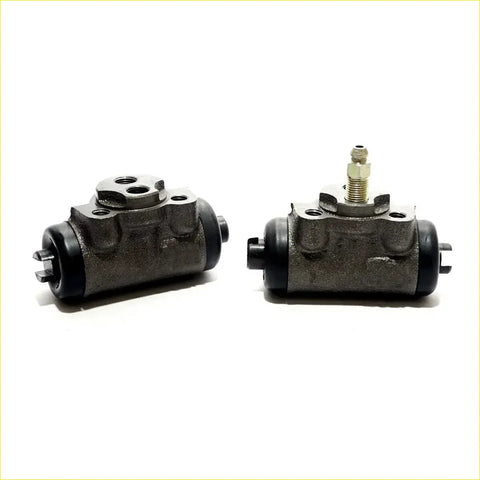 Black cast iron rr wheel brake cylinders with threaded fittings and rubber seals for mitsubishi triton l200 strada 1996-2006