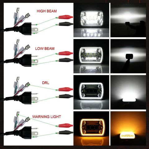 Toyota Hilux LN106 (1989–1997) – WOF-Compliant Style Upgrade Halo LED Headlights