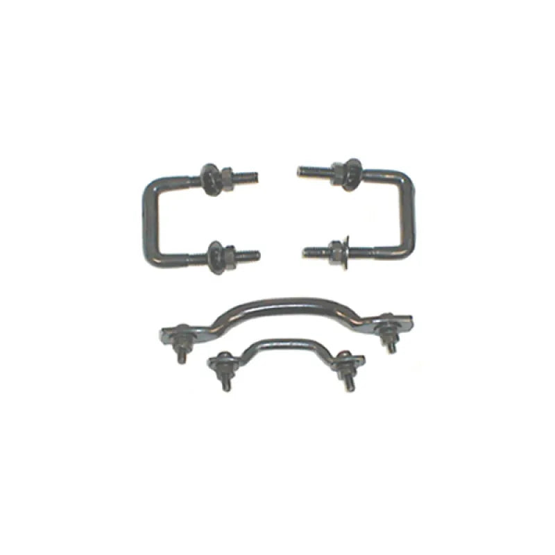 Rugged Ridge 11211.01 Windshield Tie Down Kit Black 55-95 Jeep CJ / Jeep Wrangler