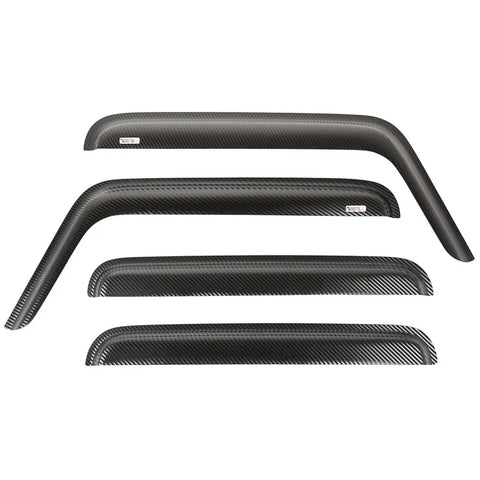 Rugged Ridge 11349.10 Window Visors Carbon Fiber 4 | Kren Offroad NZ