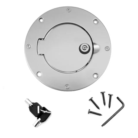 Rugged Ridge 11425.09 Gas Cap Door Locking Brushed