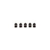 Rugged Ridge 16715.26 Valve Stem Cap Aluminum Black 5 Pack