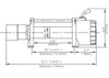 Runva HWX12000 4x4 Hydraulic Winch 12V 12000lb W/Steel