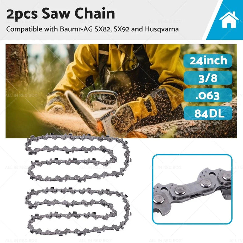 BAUMR-AG SX82 SX92 Husqvarna 24" Chainsaw Chain 3/8 063 84DL