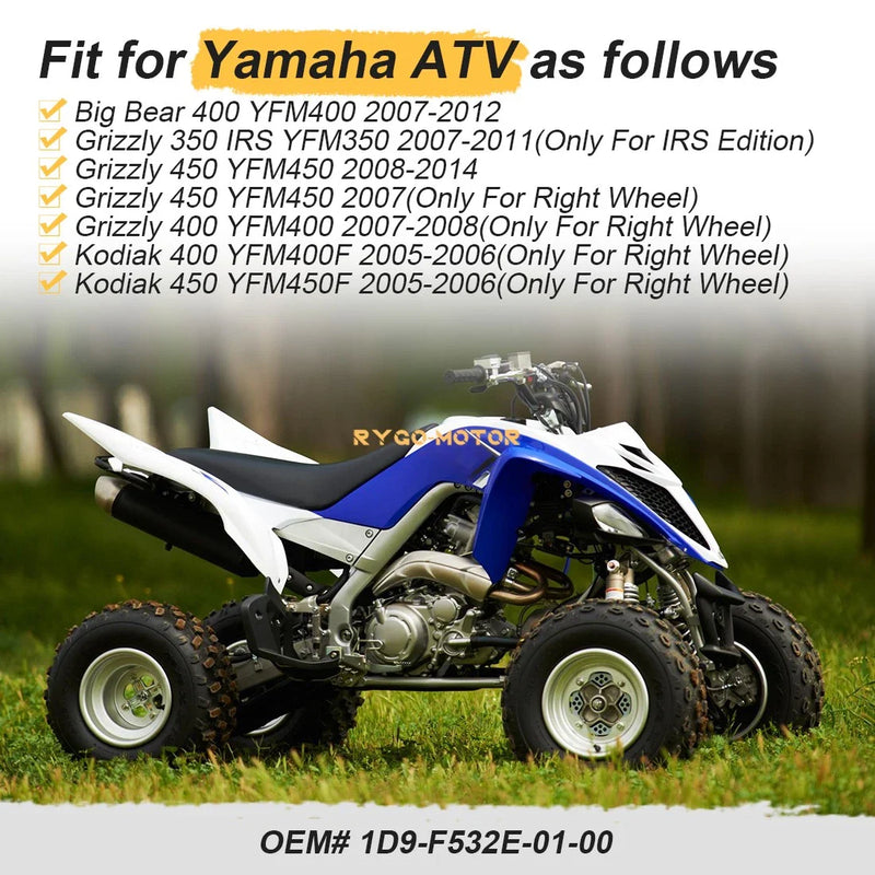 Yamaha Big Bear 400 YFM400FB 4x4 2 x Rear Wheel Hubs (2007–2012)