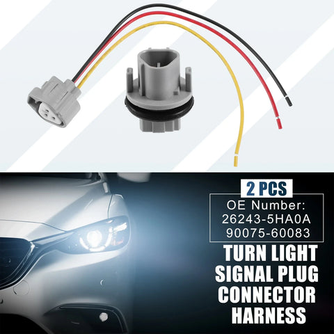 Nissan 2 x Turn Light Signal Plug Connector Harness