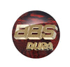 BBS 4 x Center Caps / 70mm / Genuine Emblem DURA Gold 3D Logo