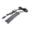 4 x 48" LED Car SUV Interior Neon Atmosphere Light Strip Music Control