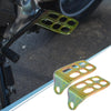 Motorcycle 1 Pair 12mm Rearsets Footrest Footpeg Bronze Tone