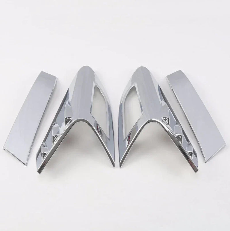 Toyota C-HR (2016-2023) 4 x ABS Chrome Rear Taillight Eyebrow Lamp Cover Trim