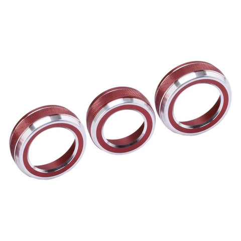 Ford Ranger Red Central Air Conditioning Volume Control Ring Trim (2023-2025)