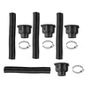 Diesel Heater 4-Hole Car 4pc 42mm Heater Duct Pipe Tube Air Vent Outlet