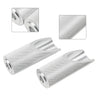 Honda Ruckus Zoomer Silver Motorcycle Footpegs (2003-2023)
