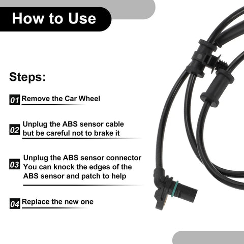 Dodge Ram 1500 Laramie SLT 5.7L ABS Wheel Speed Sensor