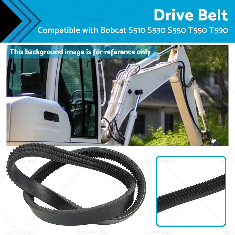 Bobcat S510 S530 S550 T550 T590 Hydraulic Pump Drive Belt (2011-2023)