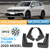 VW Tiguan R-Line 4 x Mud Flaps Splash Guards Fender Mudguard (2020–2021)