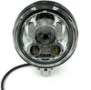 Harley Sportster Dyna Softail 5.75" Chrome LED Daymaker Bullet Headlight (2004-2023)