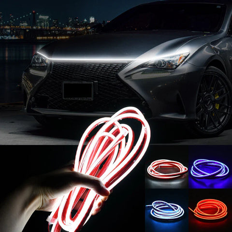 Car - Waterproof Hood Lights LED Dynamic Daytime Running Light Strip