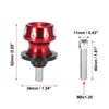 Honda & Suzuki 2 x M8x1.25 Red Motorcycle Swing Arm Spools