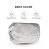 17-19ft Trailerable Boats Jumbo 600D Polyester Waterproof Boat Cover