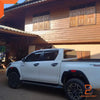 Toyota Hilux Revo 5" Rocco Black Red Fender Flares (2020-2023)