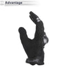 1 x Pair Motorcycle Gloves Spring Summer Phone Touch M Black TPU
