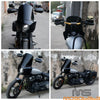 Harley Low Rider FXLR, Softail Standard FXST Black Headlight Fairing (18-22)