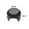 Motorcycle Handlebar Mount / 22-25mm 7/8" to 1" / Watch Dial Clock