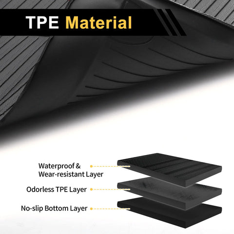 Chevrolet Equinox EV (2024-2025) Stripe TPE Cargo Liner Rear Trunk Mat
