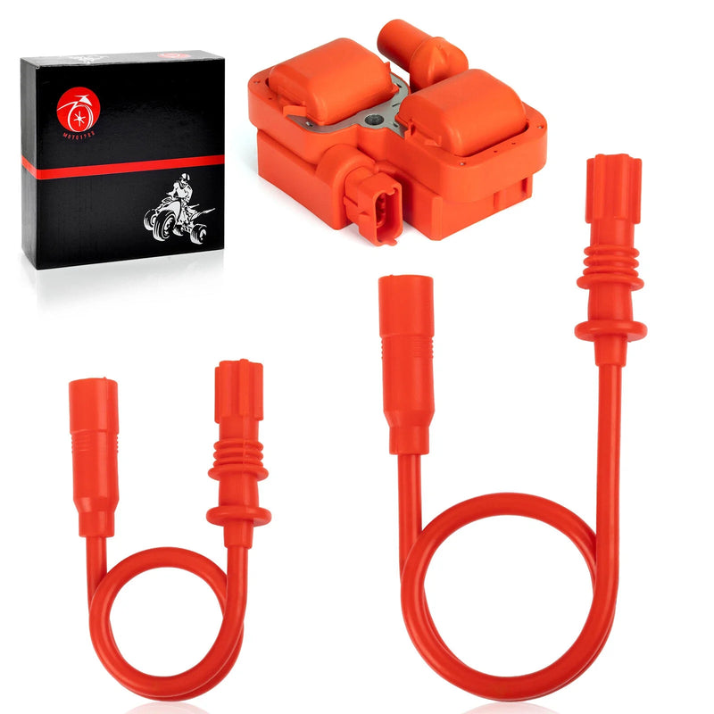Polaris Scrambler 850 / 1000 2x Ignition coil & spark plug cap (2007–2013)