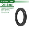 Make Model Oil Seal / 55x75x8mm / Rotary Shaft Seal NBR Rubber Black