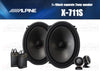 ALPINE X-711S Speaker 7×10inch Automotive 2way MAX180W 4Ω JAPAN JDM