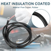 Car Marine Battery Inverter Cable 8AWG 5ft Copper Wire Black