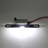 Motorcycle Silver LED Brake Tail Light License Plate Mount Holder