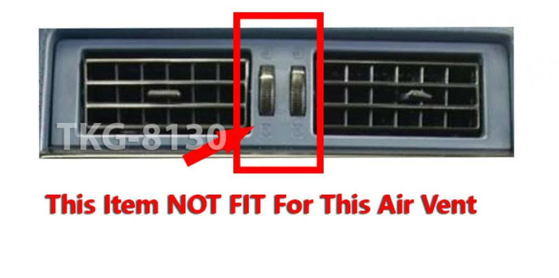 Nissan D21 Air Vent Frame Trim Bezel Gray (1987-1995)