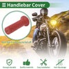 Motorcycle 7/8" 22mm Hand Grips TPU Dark Red