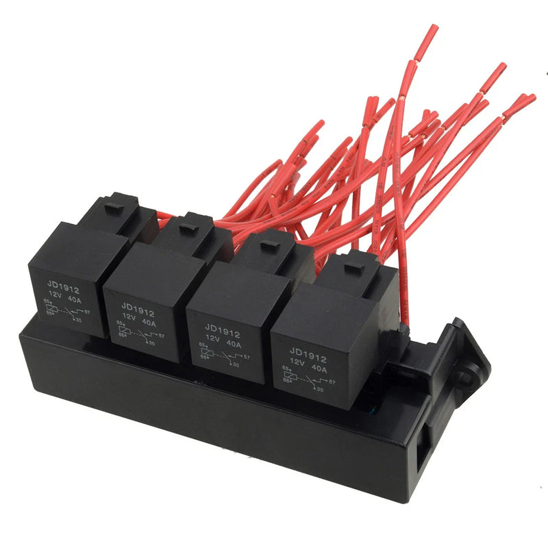 Car Universal Automotive 15 Way Fuse Relay Holder Box with Relays