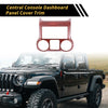 Jeep Wrangler JK JKU Central Console Dashboard Cover Trim (2011-2017)