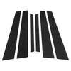 BMW 5-Series Black 6 x Door Pillar Window Trim (2004-2010)