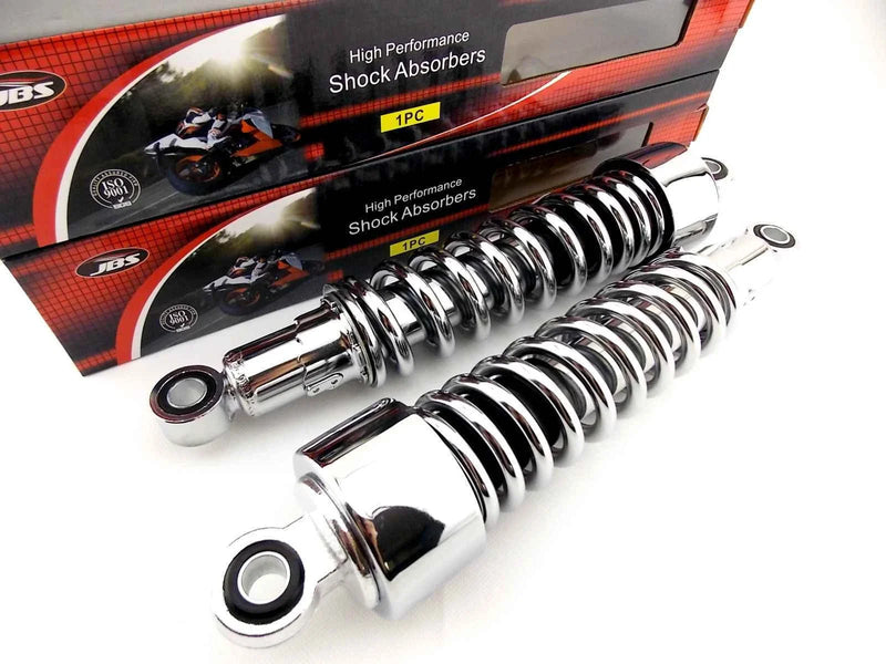 Triumph Trident 750 T150V 315mm JBS Chrome Rear Shock Absorbers (1973-1975)