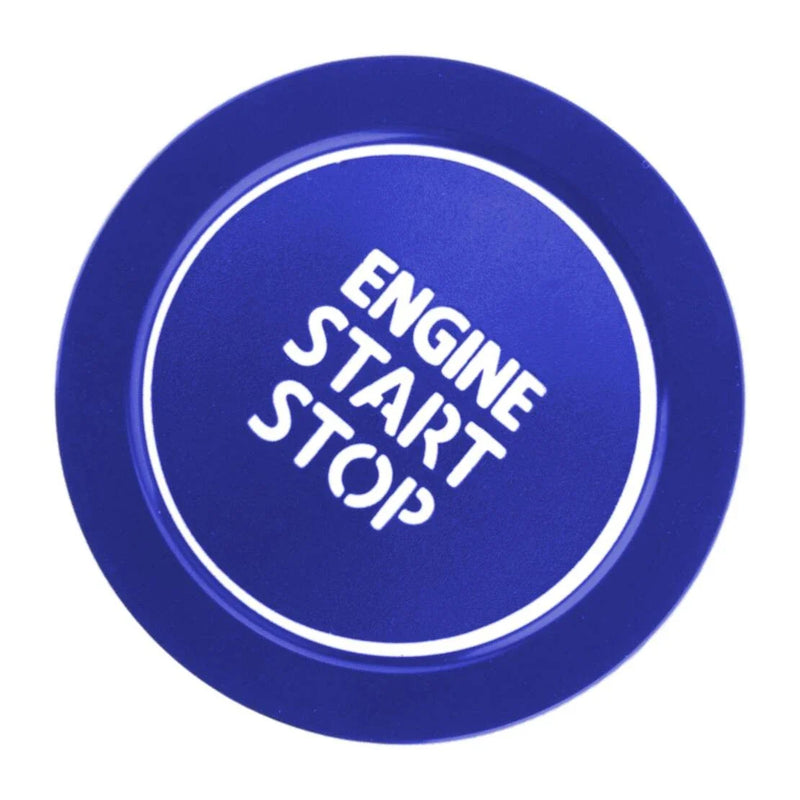 Subaru Blue Engine Start Stop Button Ring Cover