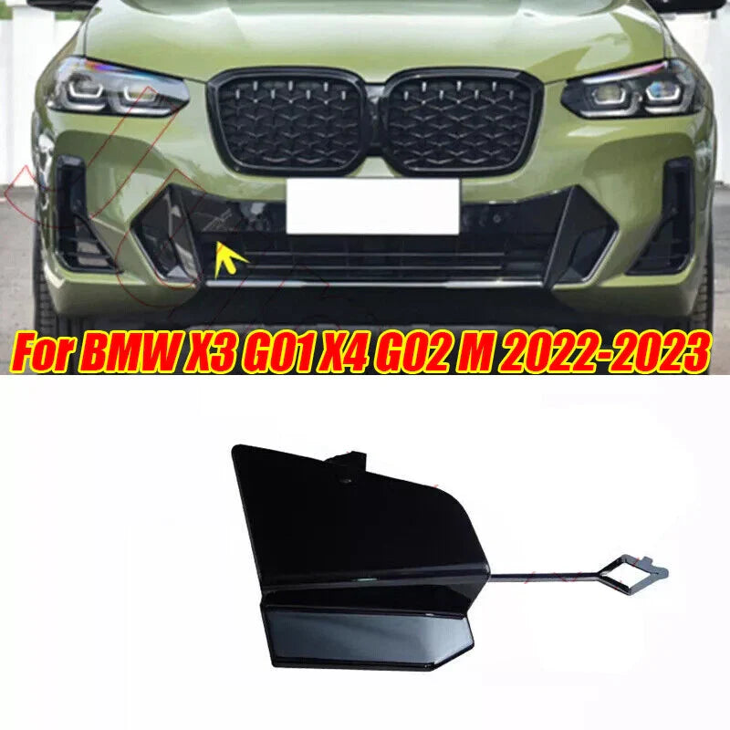 BMW X3 X4 Tow Hook Cover Front Bumper (2022–2023)