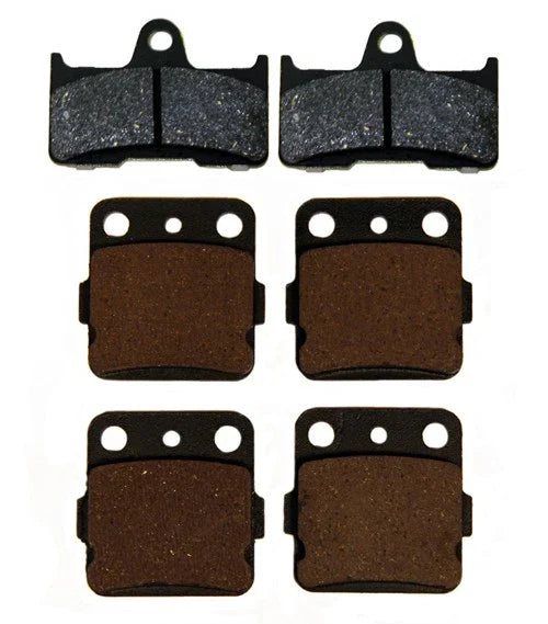 Yamaha Grizzly 660 4x4 Front & Rear Semi-Metallic Brake Pads (2002–2008)