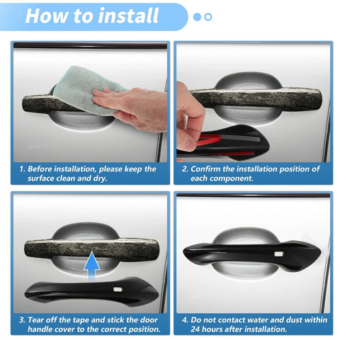 Chevrolet Trax (2024-2025) Glossy Black Door Handle Cover Protector