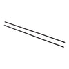 Honda Odyssey 6 x Gloss Black Door Trim Covers (2005-2010)