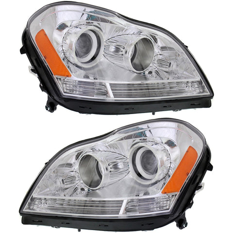 Headlight Set For 07-12 Mercedes Benz GL450 Left & Right