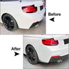 BMW 2 Series F22 F23 M Sport Rear Bumper Side Spoiler Splitter (2015-2019)