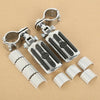 Harley Sportster XL 22mm 25mm 32mm 35mm Adjustable Chrome Footpeg Clamps