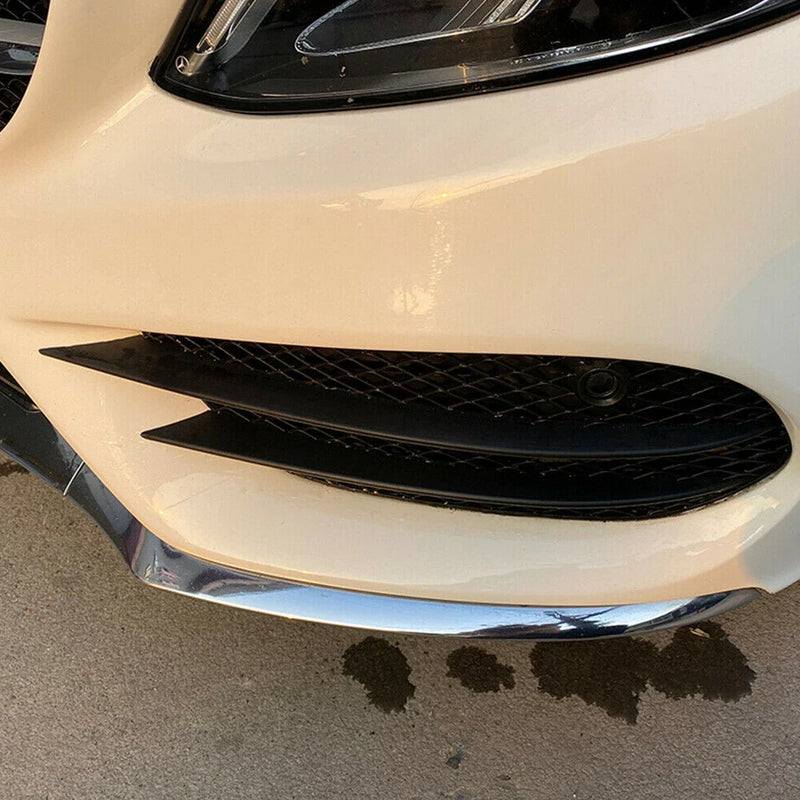 Benz C Class Sport Fog Light Grille Cover Trim (2015-2018)