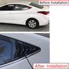 Hyundai Elantra Carbon Fiber Side Window Louver Trim (2011–2016)